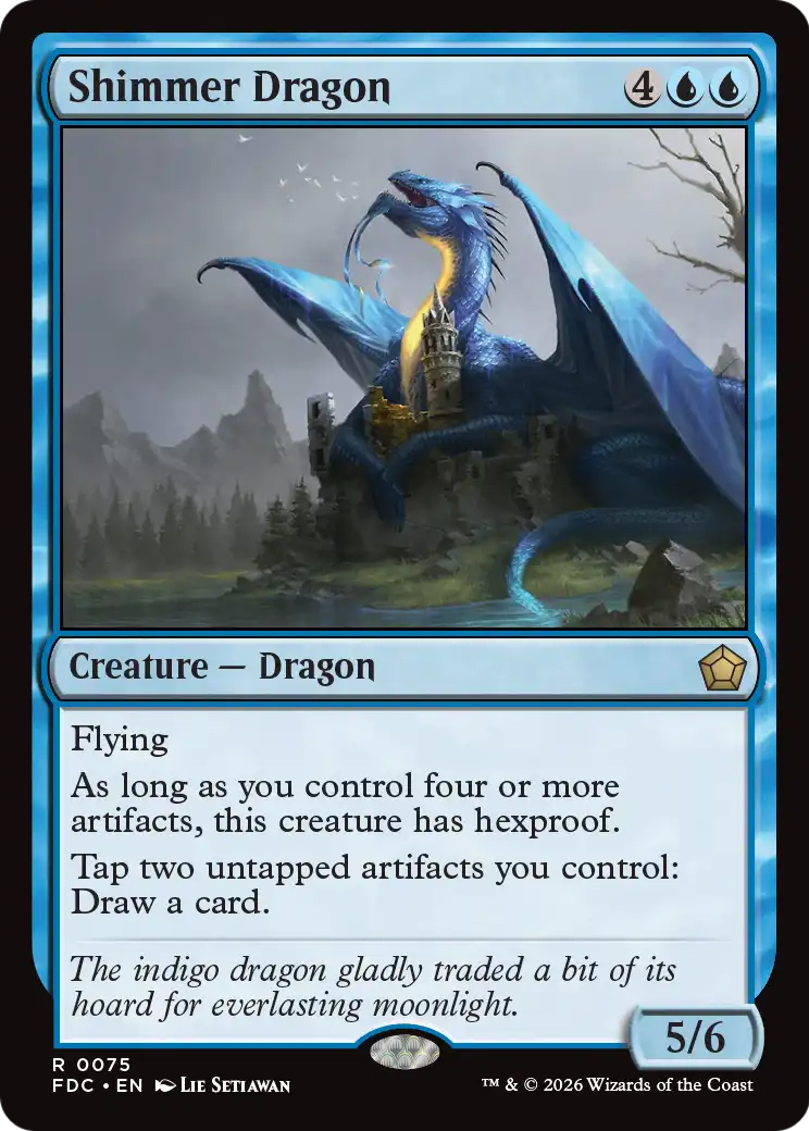 Shimmer Dragon [Foundations Commander] | Card Citadel