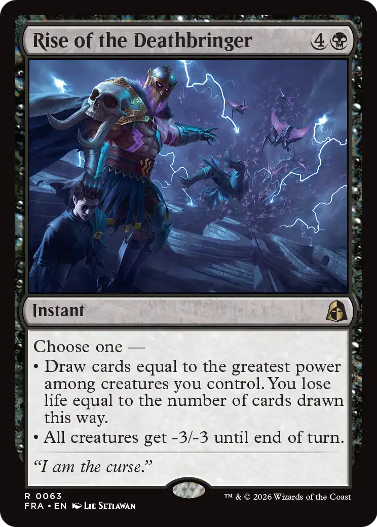 Rise of the Deathbringer [Reality Fracture] | Card Citadel