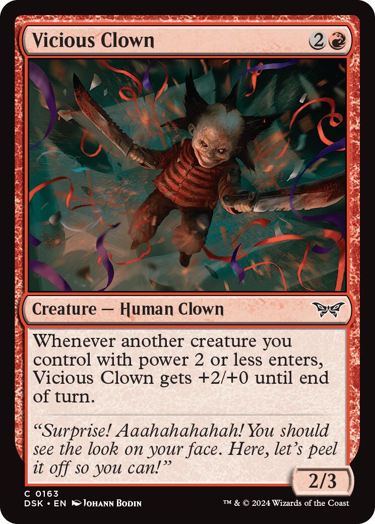 Vicious Clown [Duskmourn: House of Horror] | Card Citadel