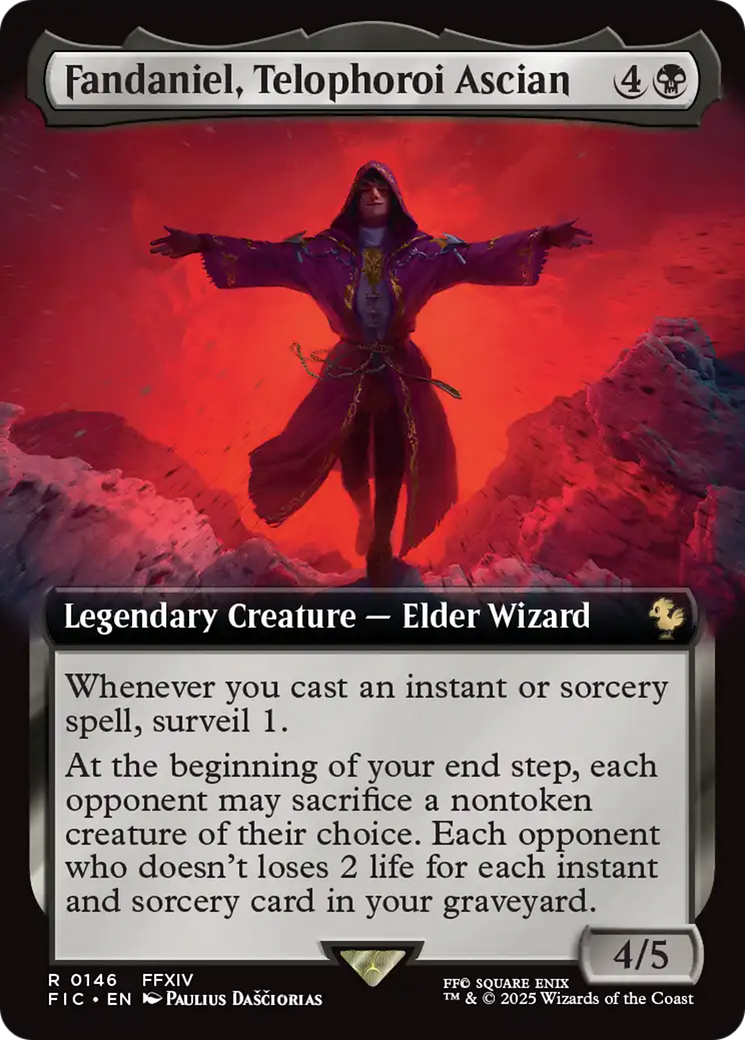 Fandaniel, Telophoroi Ascian (Extended Art) [FINAL FANTASY Commander] | Card Citadel