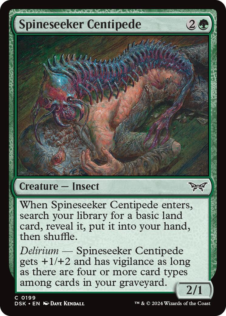 Spineseeker Centipede [Duskmourn: House of Horror] | Card Citadel