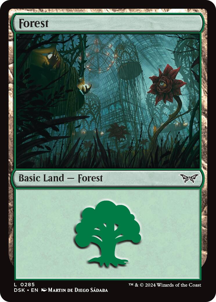 Forest (0285) [Duskmourn: House of Horror] | Card Citadel