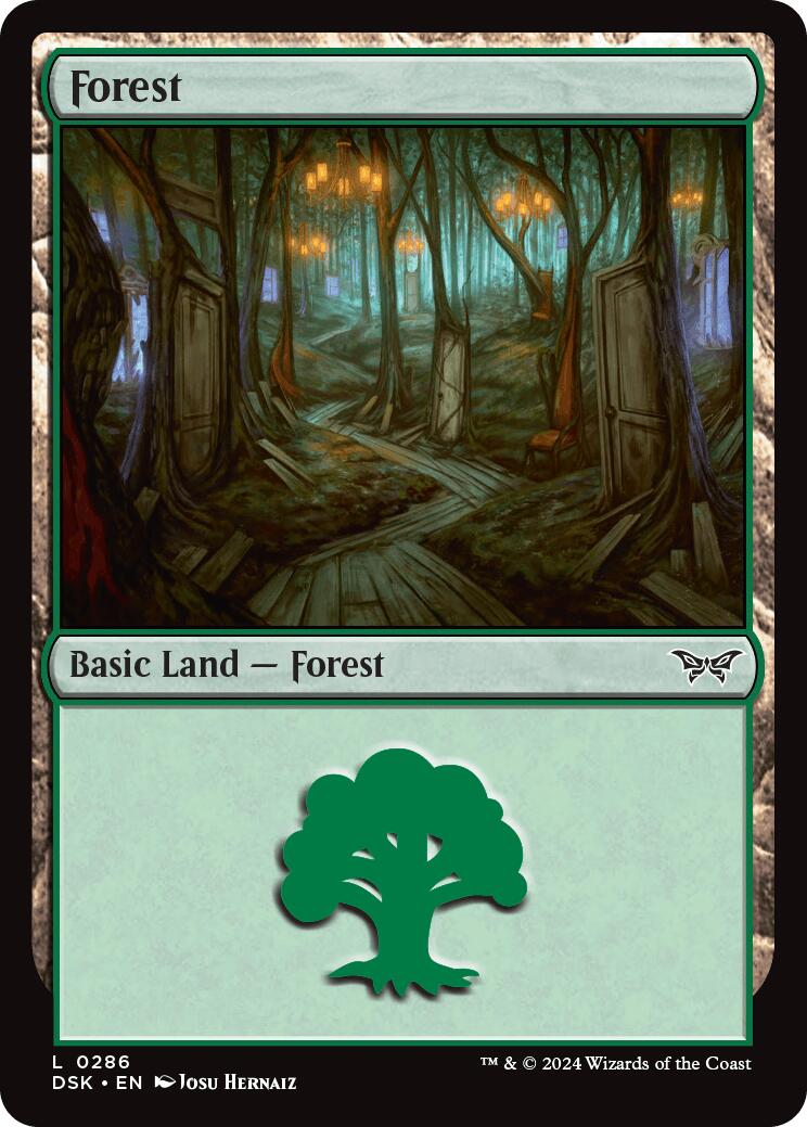 Forest (0286) [Duskmourn: House of Horror] | Card Citadel