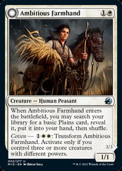 Ambitious Farmhand // Seasoned Cathar [Innistrad: Midnight Hunt] | Card Citadel