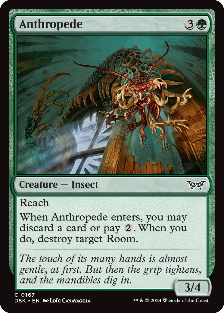 Anthropede [Duskmourn: House of Horror] | Card Citadel