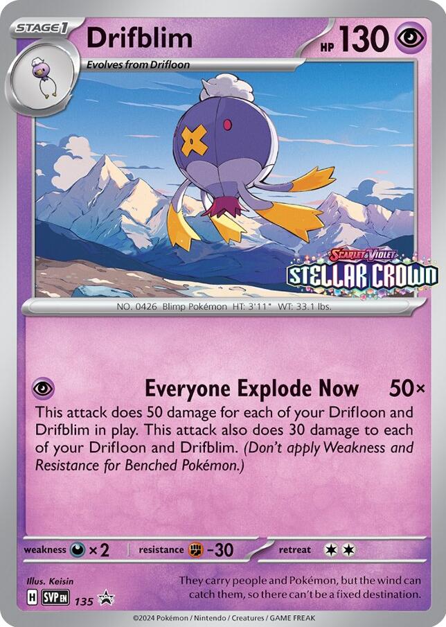 Drifblim (SVP135) [Scarlet & Violet: Black Star Promos] | Card Citadel