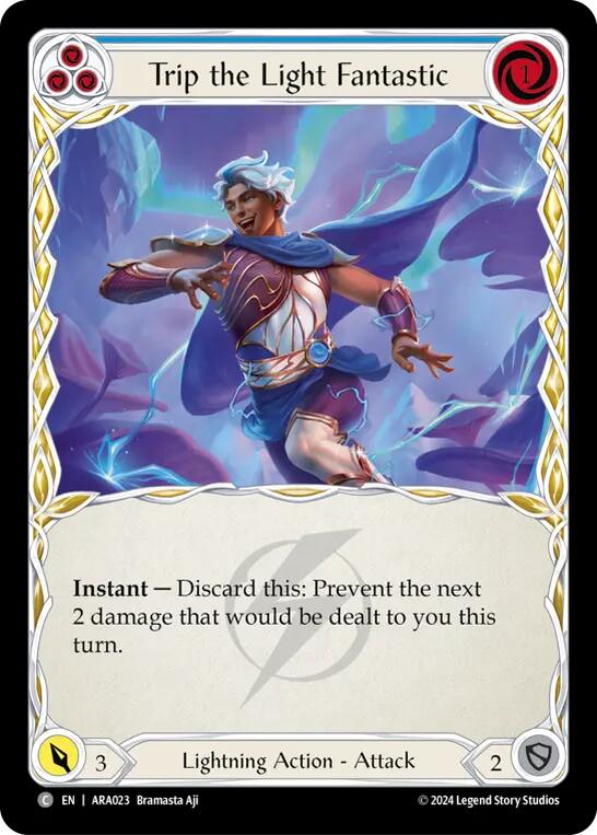 Trip the Light Fantastic (Blue) [ARA023] (Rosetta Aurora Blitz Deck) | Card Citadel