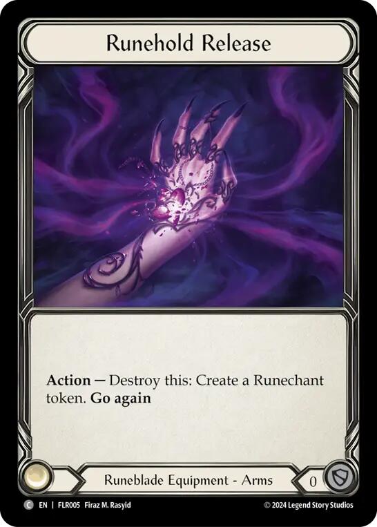 Runehold Release [FLR005] (Rosetta Florian Blitz Deck) | Card Citadel