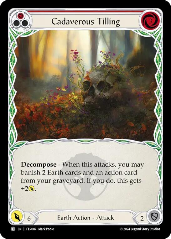 Cadaverous Tilling (Red) [FLR007] (Rosetta Florian Blitz Deck) | Card Citadel