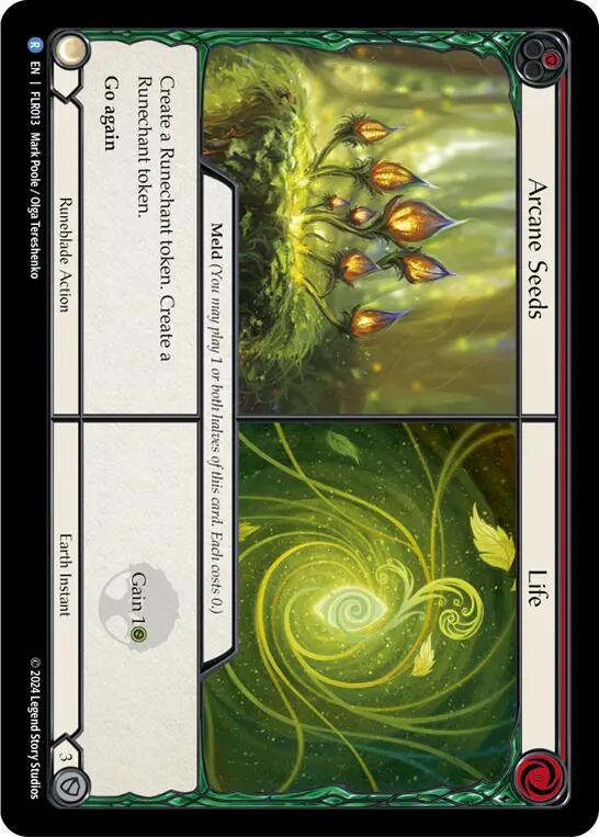 Arcane Seeds <> Life [FLR013] (Rosetta Florian Blitz Deck) | Card Citadel