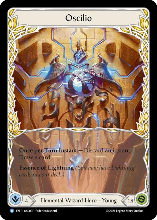 Oscilio [OSC001] (Rosetta Oscilio Blitz Deck)  Rainbow Foil | Card Citadel