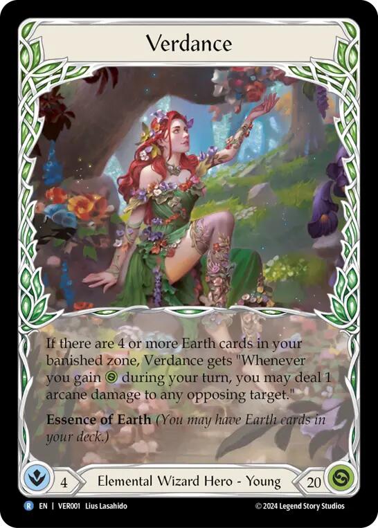 Verdance [VER001] (Rosetta Verdance Blitz Deck)  Rainbow Foil | Card Citadel