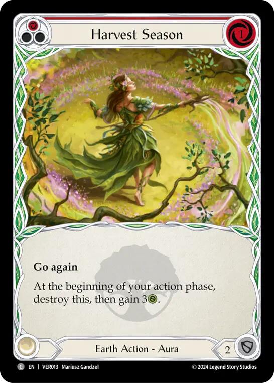 Harvest Season (Red) [VER013] (Rosetta Verdance Blitz Deck) | Card Citadel