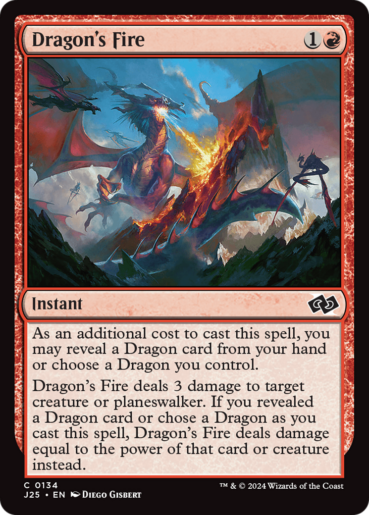 Dragon's Fire [Foundations Jumpstart] | Card Citadel