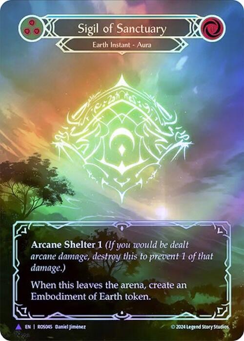 Sigil of Sanctuary (Marvel) [ROS045] (Rosetta)  Cold Foil | Card Citadel