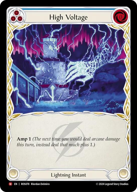 High Voltage [ROS078] (Rosetta)  Rainbow Foil | Card Citadel