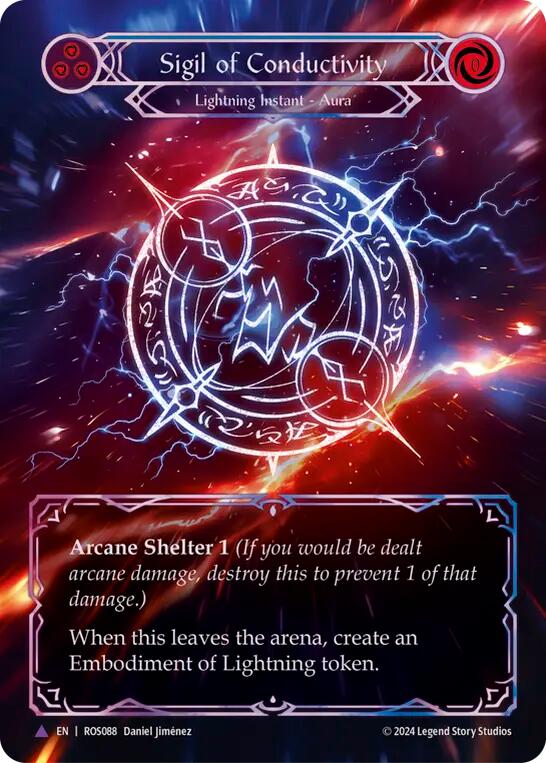 Sigil of Conductivity (Marvel) [ROS088] (Rosetta)  Cold Foil | Card Citadel