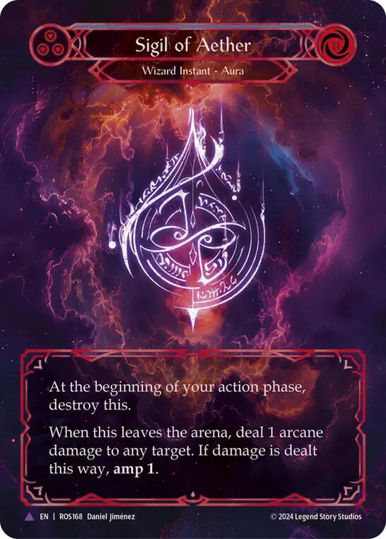 Sigil of Aether (Marvel) [ROS168] (Rosetta)  Cold Foil | Card Citadel