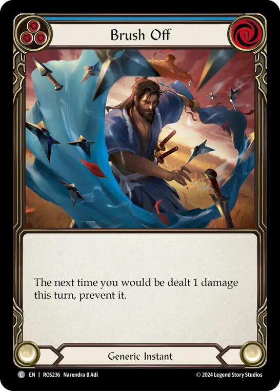Brush Off (Blue) [ROS236] (Rosetta) | Card Citadel