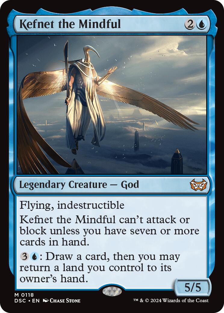 Kefnet the Mindful [Duskmourn: House of Horror Commander] | Card Citadel
