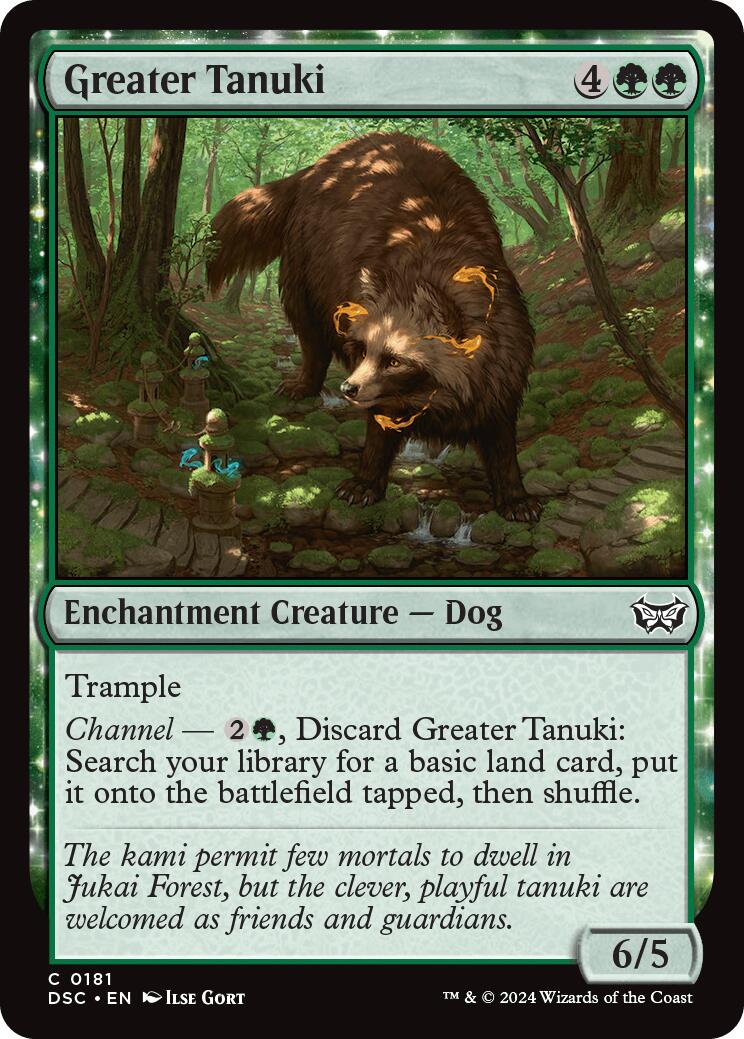 Greater Tanuki [Duskmourn: House of Horror Commander] | Card Citadel