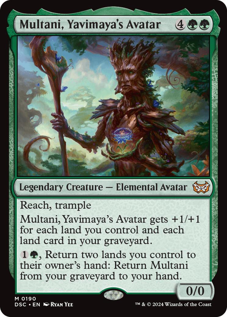 Multani, Yavimaya's Avatar [Duskmourn: House of Horror Commander] | Card Citadel