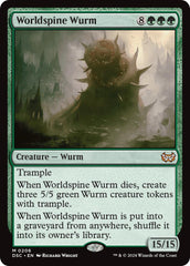 Worldspine Wurm [Duskmourn: House of Horror Commander] | Card Citadel