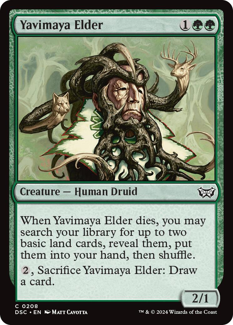 Yavimaya Elder [Duskmourn: House of Horror Commander] | Card Citadel