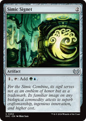 Simic Signet [Duskmourn: House of Horror Commander] | Card Citadel