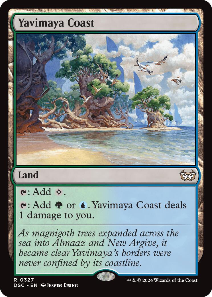 Yavimaya Coast [Duskmourn: House of Horror Commander] | Card Citadel