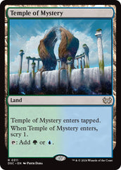 Temple of Mystery [Duskmourn: House of Horror Commander] | Card Citadel