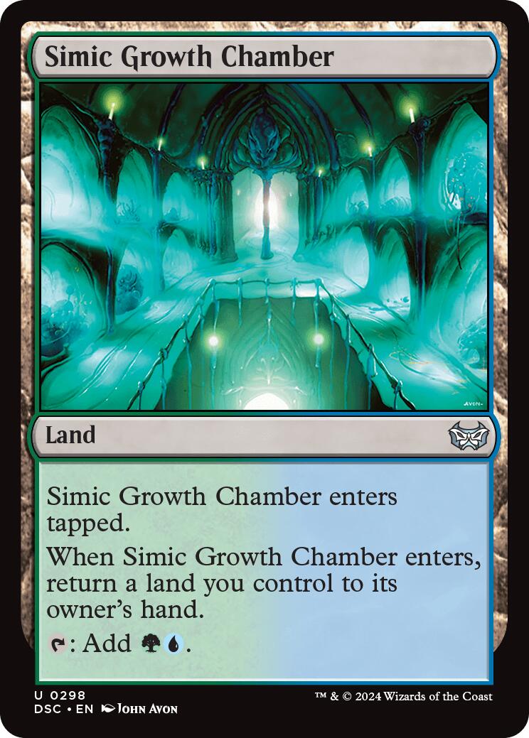 Simic Growth Chamber [Duskmourn: House of Horror Commander] | Card Citadel