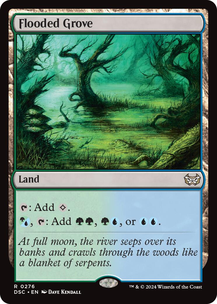 Flooded Grove [Duskmourn: House of Horror Commander] | Card Citadel