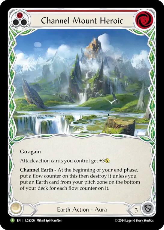 Channel Mount Heroic [LGS306] (Promo)  Cold Foil | Card Citadel