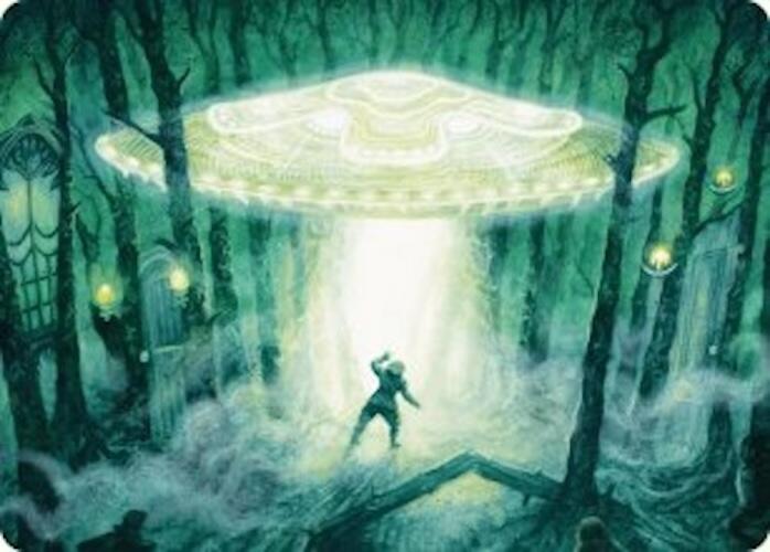 Unidentified Hovership Art Card [Duskmourn: House of Horror Art Series] | Card Citadel