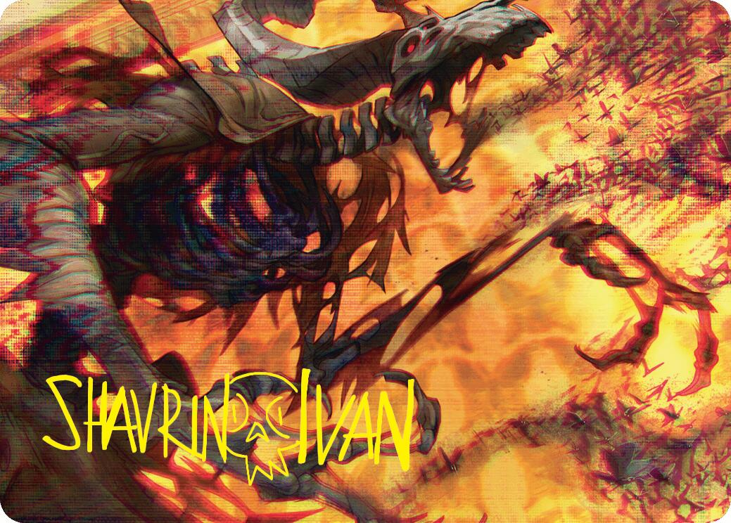 Unwanted Remake Art Card (Gold-Stamped Signature) [Duskmourn: House of Horror Art Series] | Card Citadel