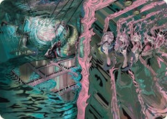 Mirror Room // Fractured Realm Art Card [Duskmourn: House of Horror Art Series] | Card Citadel