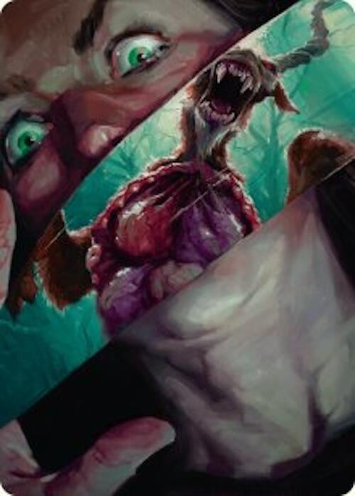 Hauntwoods Shrieker Art Card [Duskmourn: House of Horror Art Series] | Card Citadel