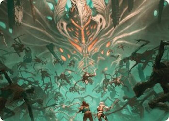 Valgavoth's Onslaught Art Card [Duskmourn: House of Horror Art Series] | Card Citadel