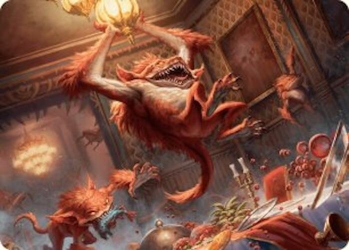 Midnight Mayhem Art Card [Duskmourn: House of Horror Art Series] | Card Citadel