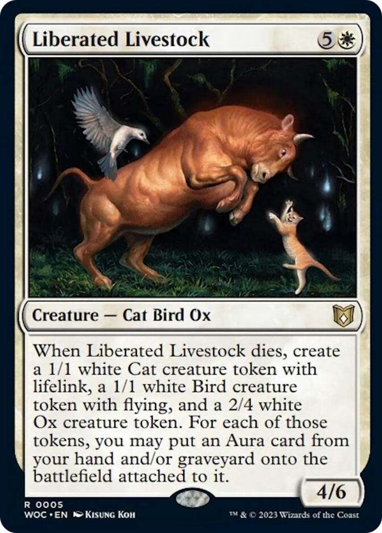 Liberated Livestock [Wilds of Eldraine Commander] | Card Citadel
