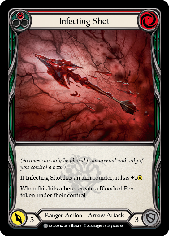 Infecting Shot (Red) [AZL009] (Outsiders Azalea Blitz Deck) | Card Citadel