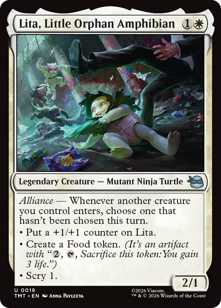 Lita, Little Orphan Amphibian [Teenage Mutant Ninja Turtles] | Card Citadel