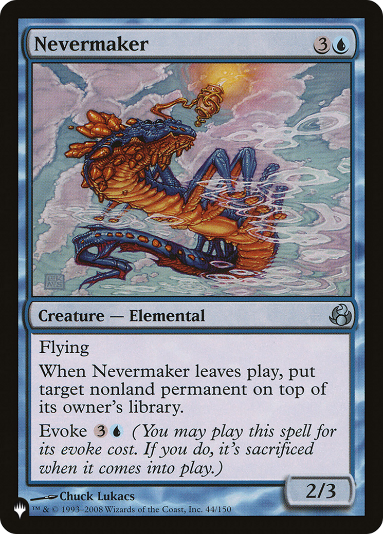 Nevermaker [The List Reprints] | Card Citadel