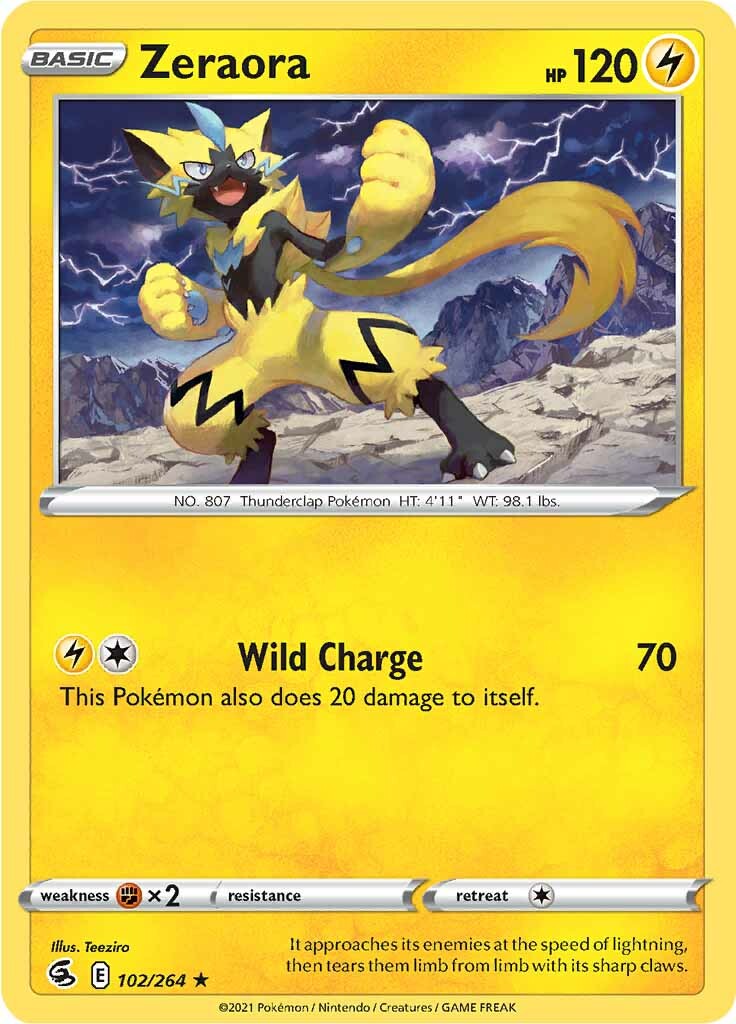 Zeraora (102/264) [Sword & Shield: Fusion Strike] | Card Citadel