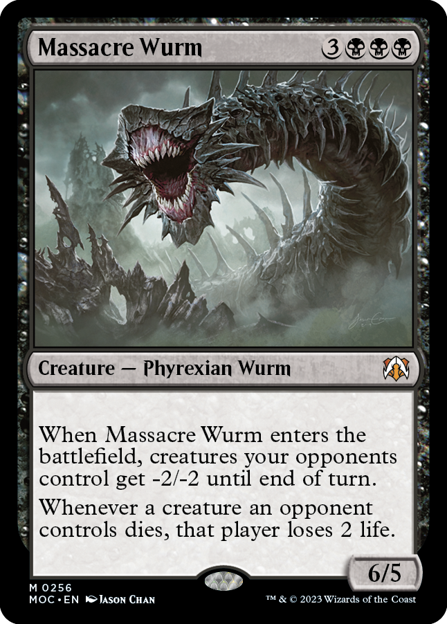 Massacre Wurm [March of the Machine Commander] | Card Citadel