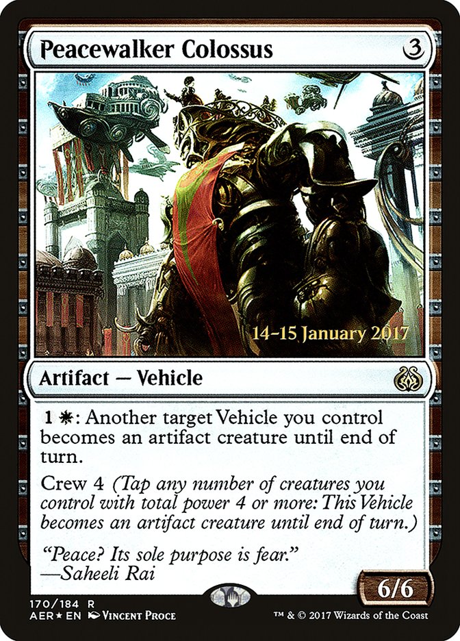 Peacewalker Colossus [Aether Revolt Prerelease Promos] | Card Citadel