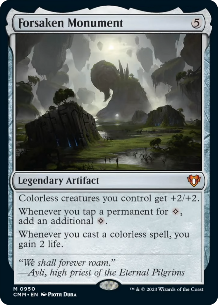 Forsaken Monument [Commander Masters] | Card Citadel