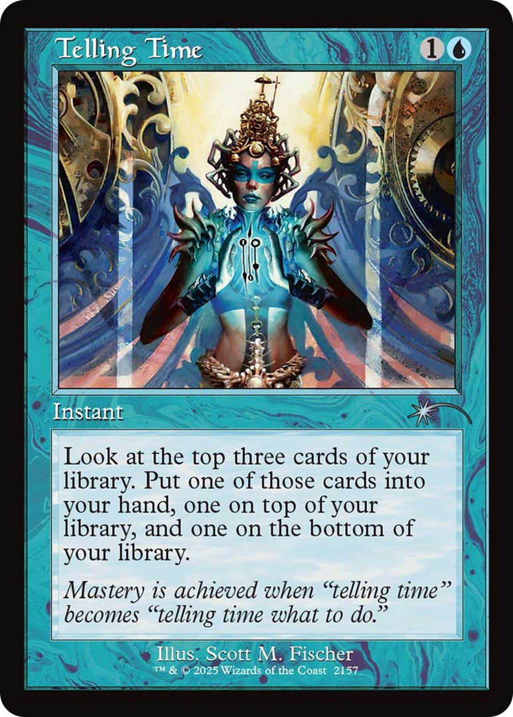 Telling Time (Retro Frame) [Secret Lair Drop Series] | Card Citadel
