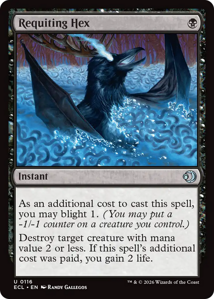 Requiting Hex [Lorwyn Eclipsed] | Card Citadel